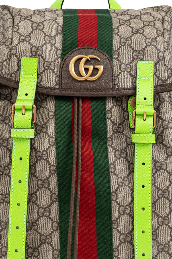 Gucci monogram backpack best sale